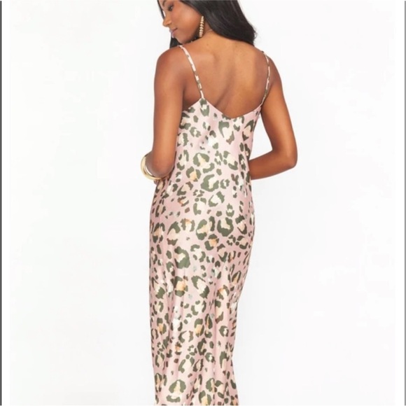 Show Me Your Mumu Zio Satin Slip Dress Cheetah Sister | Size Small - Picture 11 of 13